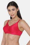 Tweens Single Layered Non Wired Full Coverage Minimiser Bra - Dark Pink — thumbnail 4